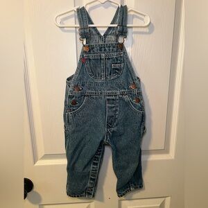 Vintage Garanimals Kids Denim Overalls Size 18 Months